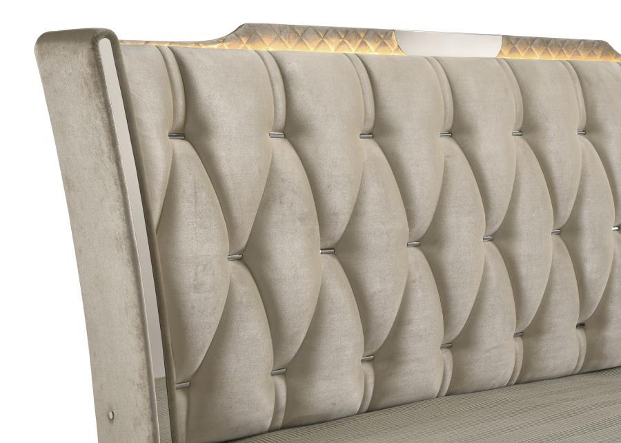 Lorient - LED Upholstered Bed