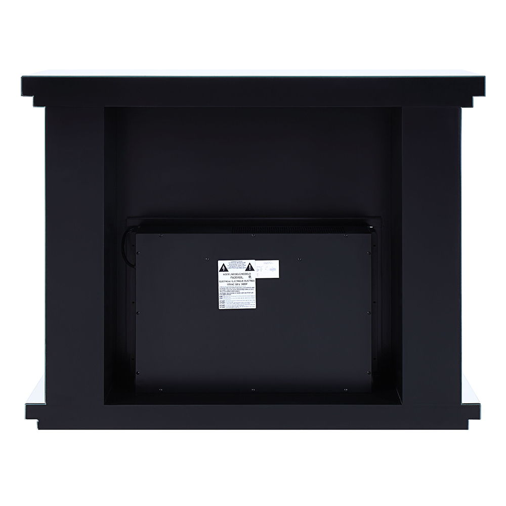 Noralie - LED Electric Fireplace - Mirrored & Faux Diamonds