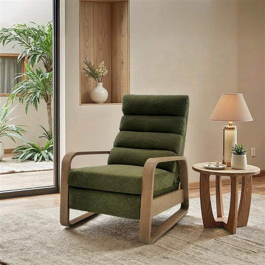Jordan - Framed Push Back Recliner - Green
