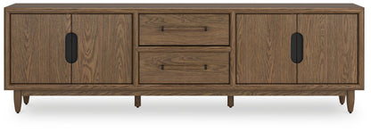 Roanhowe - Brown - Extra Large TV Stand