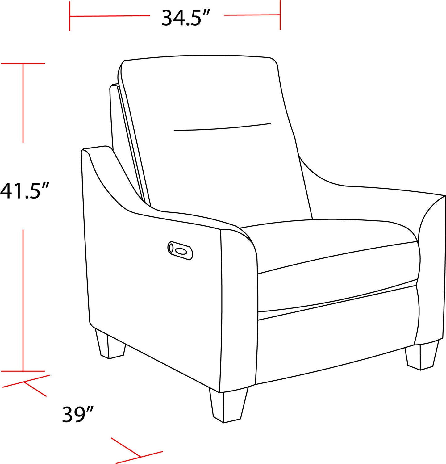 Madison - Power Reclining Sofa Loveseat And Recliner