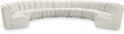 Infinity - 9 Piece Velvet Modular Sectional