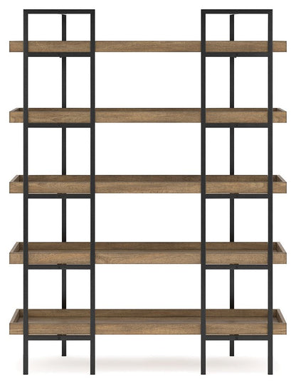 Montia - Light Brown - Bookcase