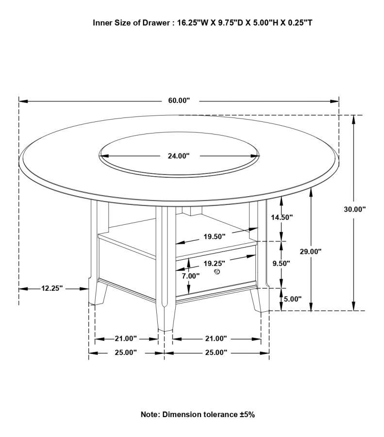 Twyla - Round Dining Table