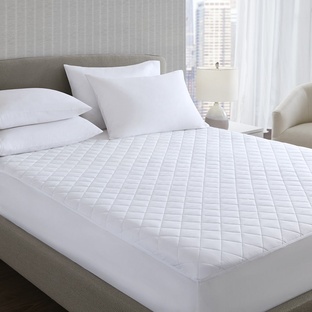 Microfiber Essential - Full Mattress Pad - White