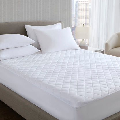Microfiber Essential - Full Mattress Pad - White