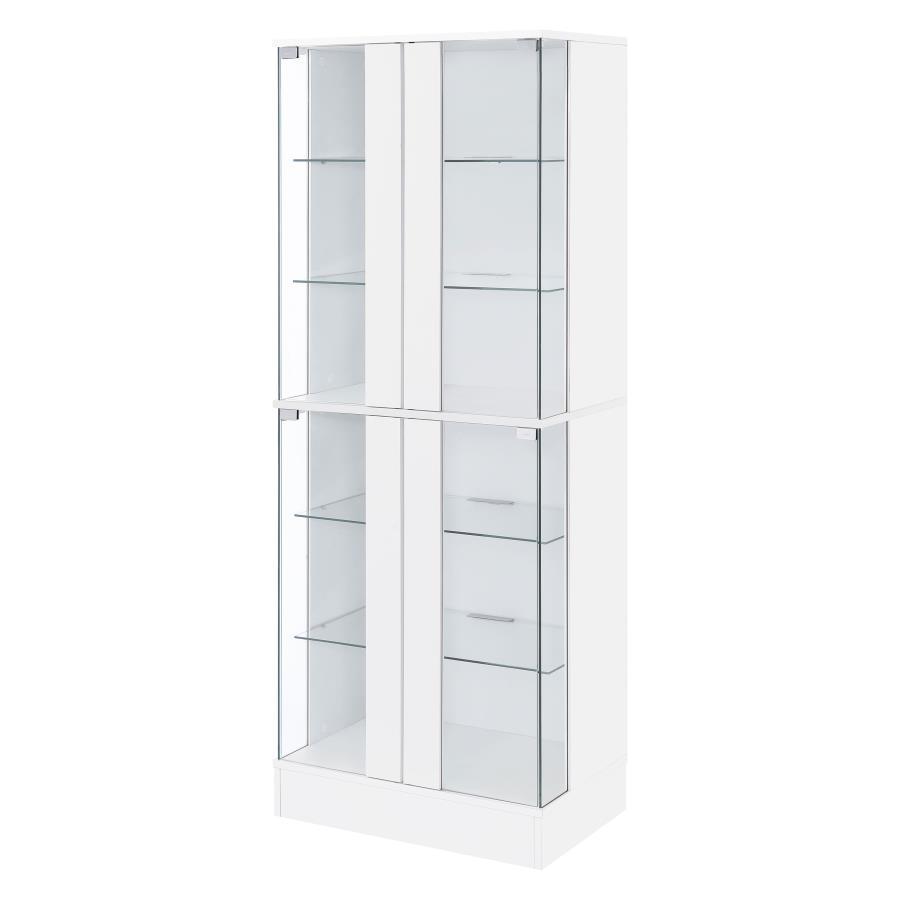 Cabra - 4-door LED Curio Display Cabinet