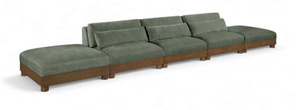 Turin - Fabric Upholstered 5 Piece Modular Sectional