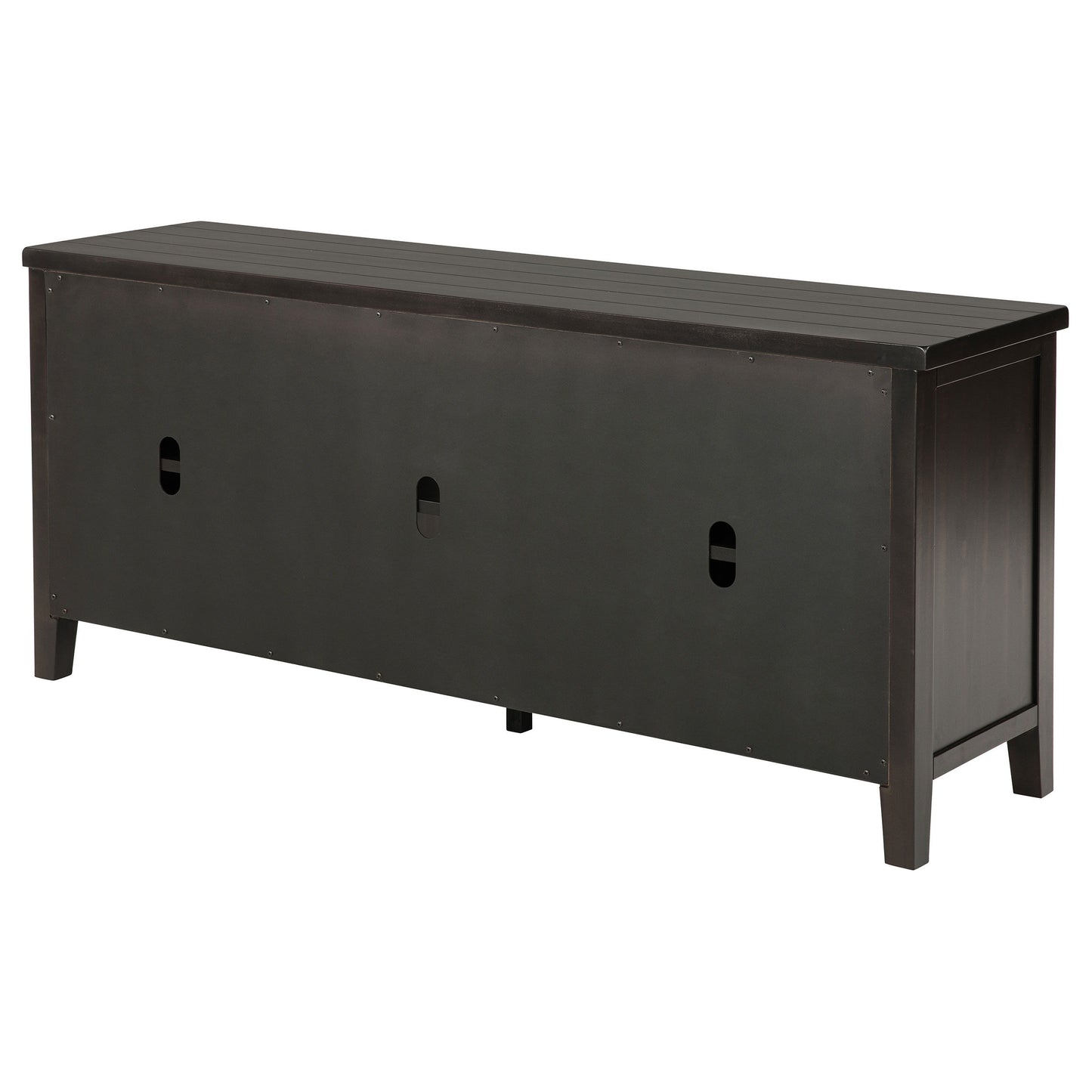 Concord - 2-Door 60" TV Stand Console - Distressed Java