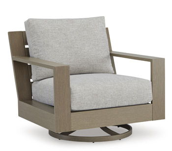 Kimpton Isle - Brown / Beige - Swivel Lounge With Cushion