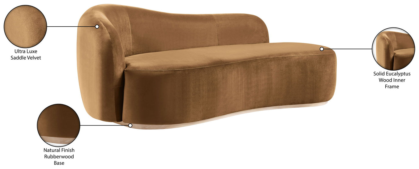 Gustavo - Velvet Upholstered Chaise