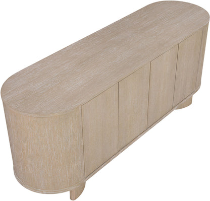 Caldra - Oak Veneer And Solid Wood Sideboard / Buffet