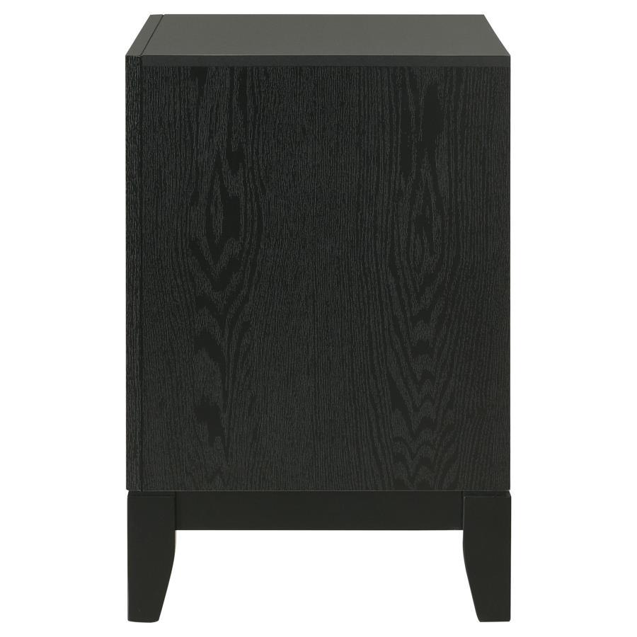 Valencia - 2-Drawer Nightstand - Black