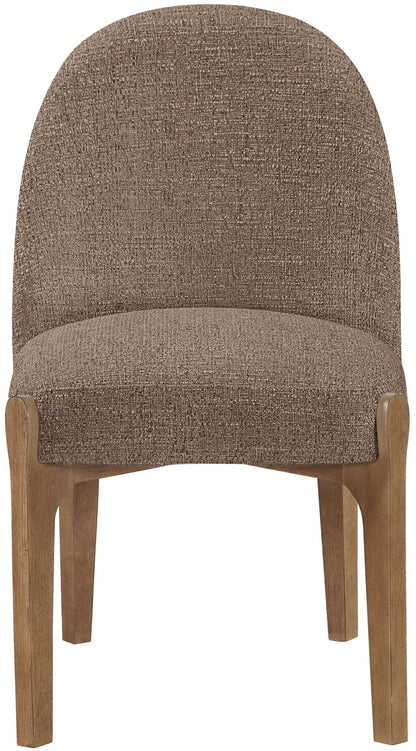 Torino - Upholstered Dining Chair With Brushed Brown Base (Set of 2)