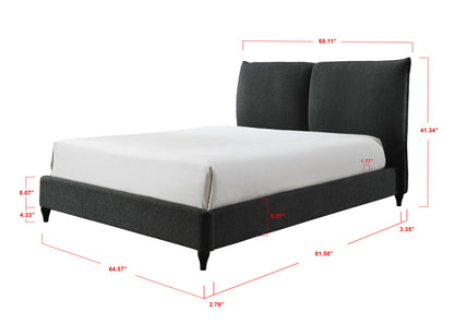 Jenn - Upholstered Bed With Decking Board Set
