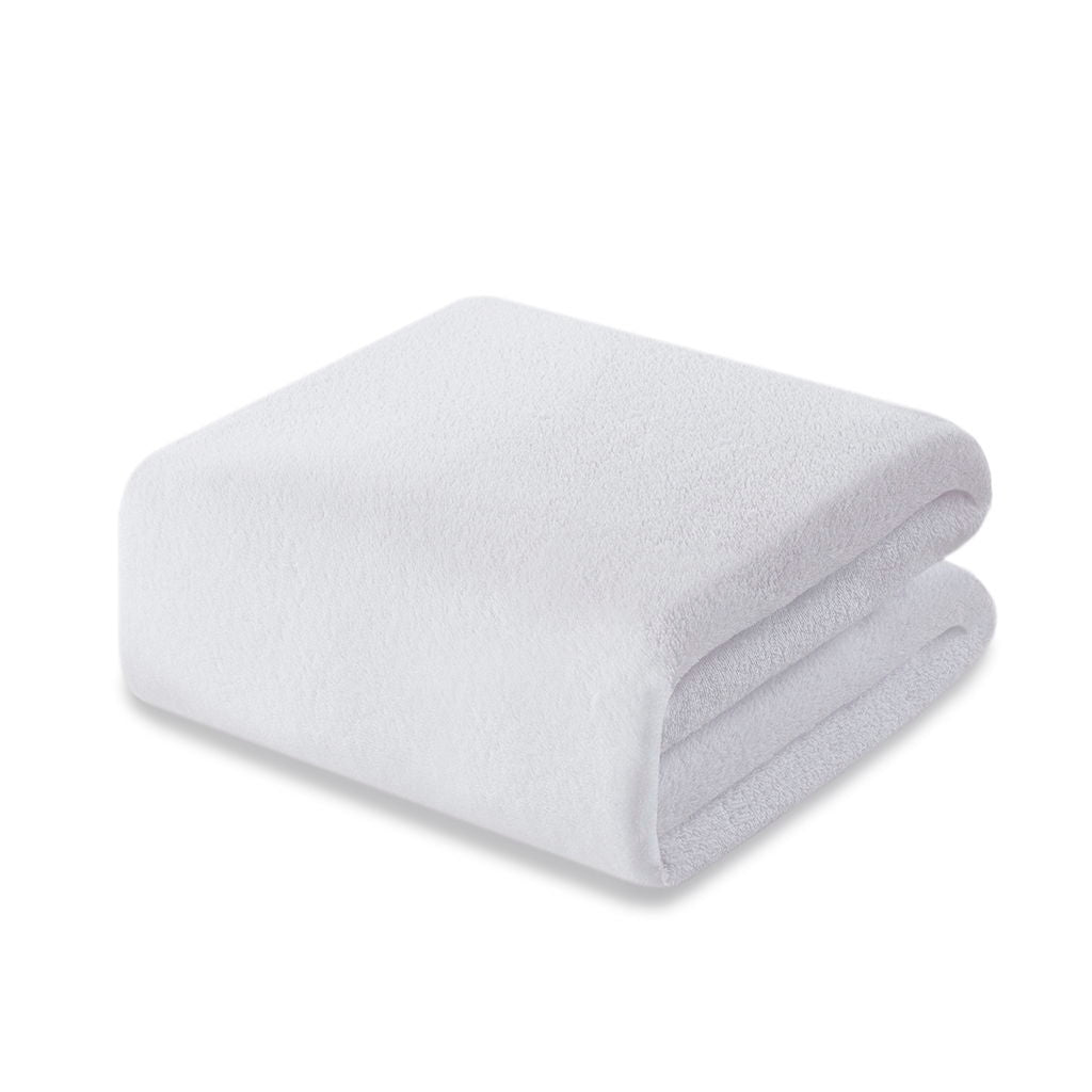 Terry - Full Premium Waterproof Protector - White