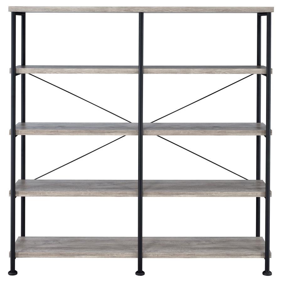 Analiese - 4-Shelf Double Bookshelf