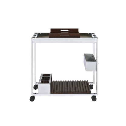 Lisses - Serving Cart - Chrome