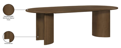 Caldra - Oak Veneer And Solid Wood Dining Table