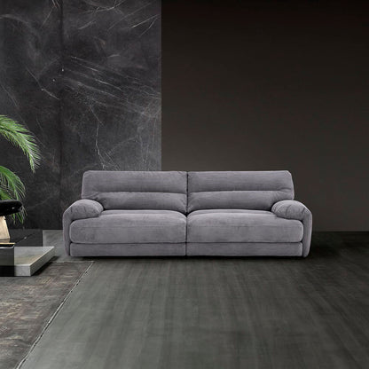 Cadenza - Loveseat - Gray Corduroy