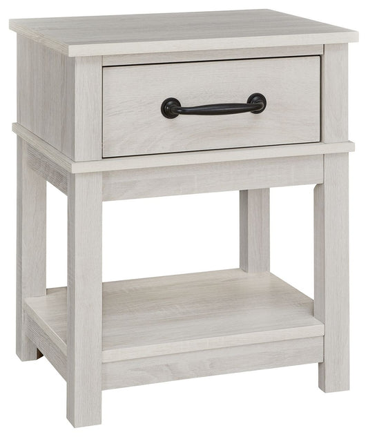 Dorrinson - White - One Drawer Night Stand