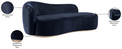 Gustavo - Velvet Upholstered Chaise