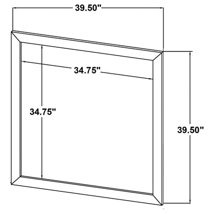 Kaywood - Dresser Mirror - Natural Pine