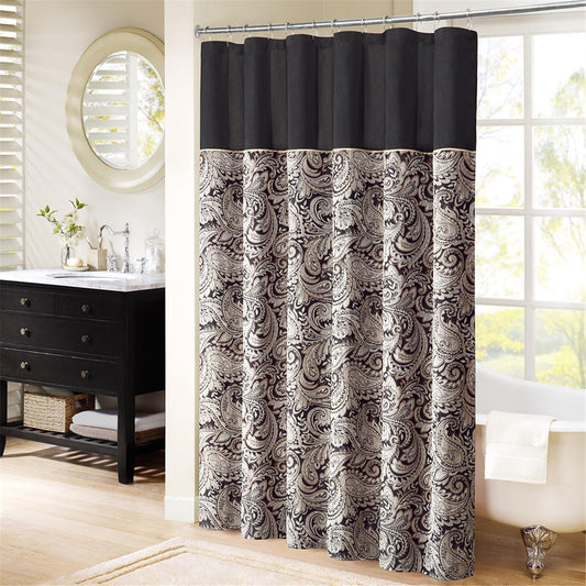 Aubrey - Shower Curtain - Black