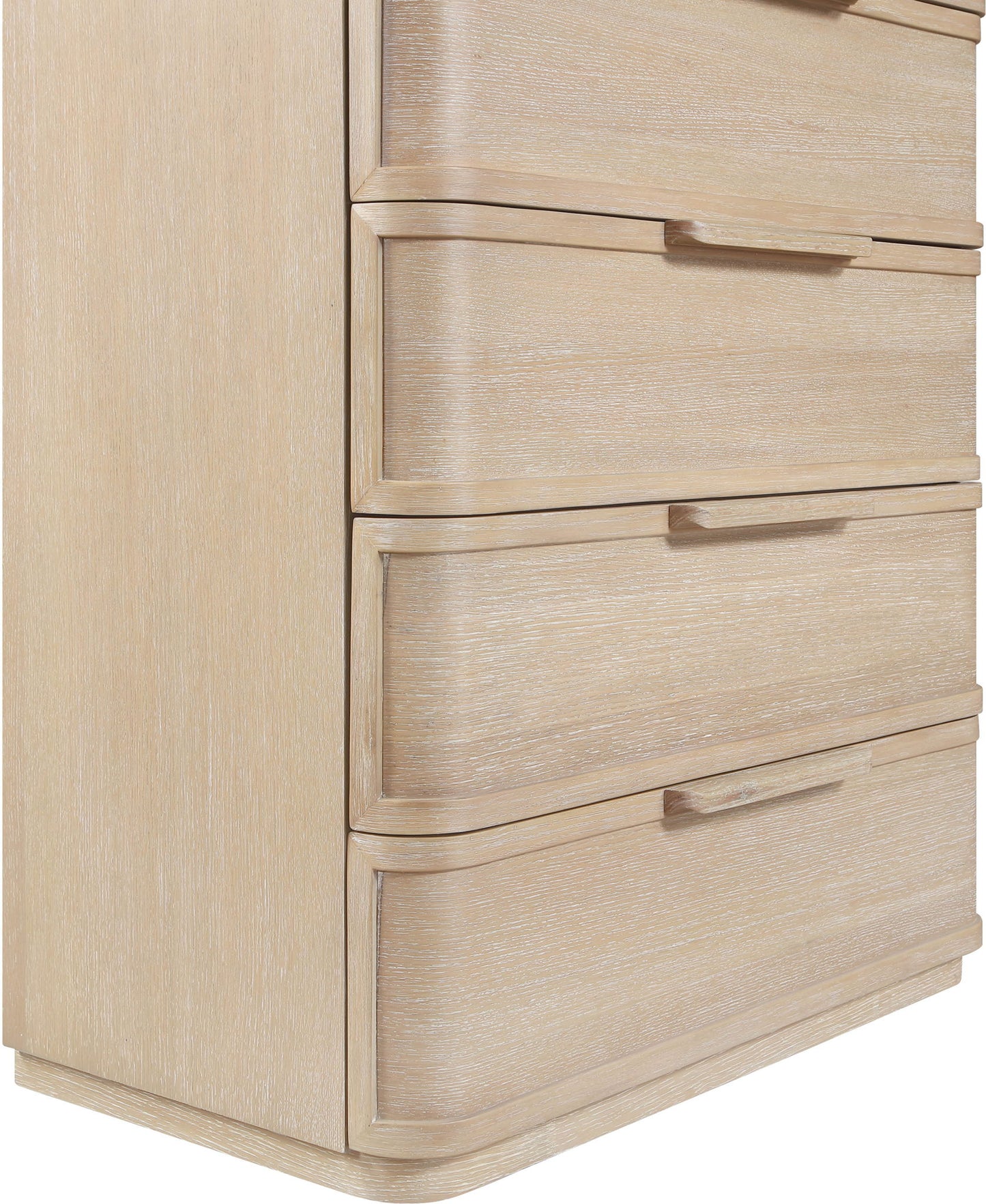 Tiberio - Oak Veneer And Solid Wood Chest