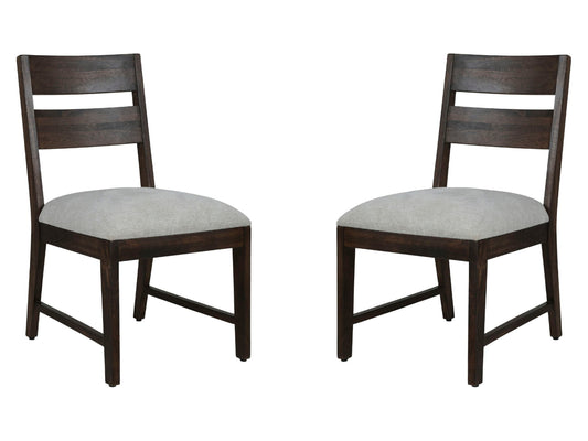 Portico - Ladderback Dining Chair (Set of 2) - Warm Brown