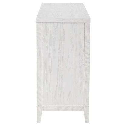 Marielle - 6-Drawer Bedroom Dresser - Distressed White