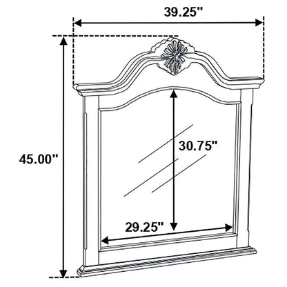 Cambridge - Dresser Mirror - Cappuccino