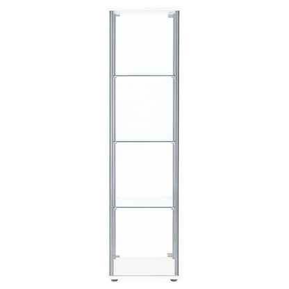 Bellatrix - 4-Shelf Clear Glass Curio Cabinet