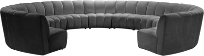 Infinity - 11 Piece Velvet Modular Sectional