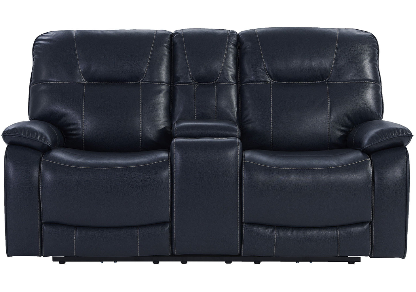 Axel - Power Console Loveseat - Admiral