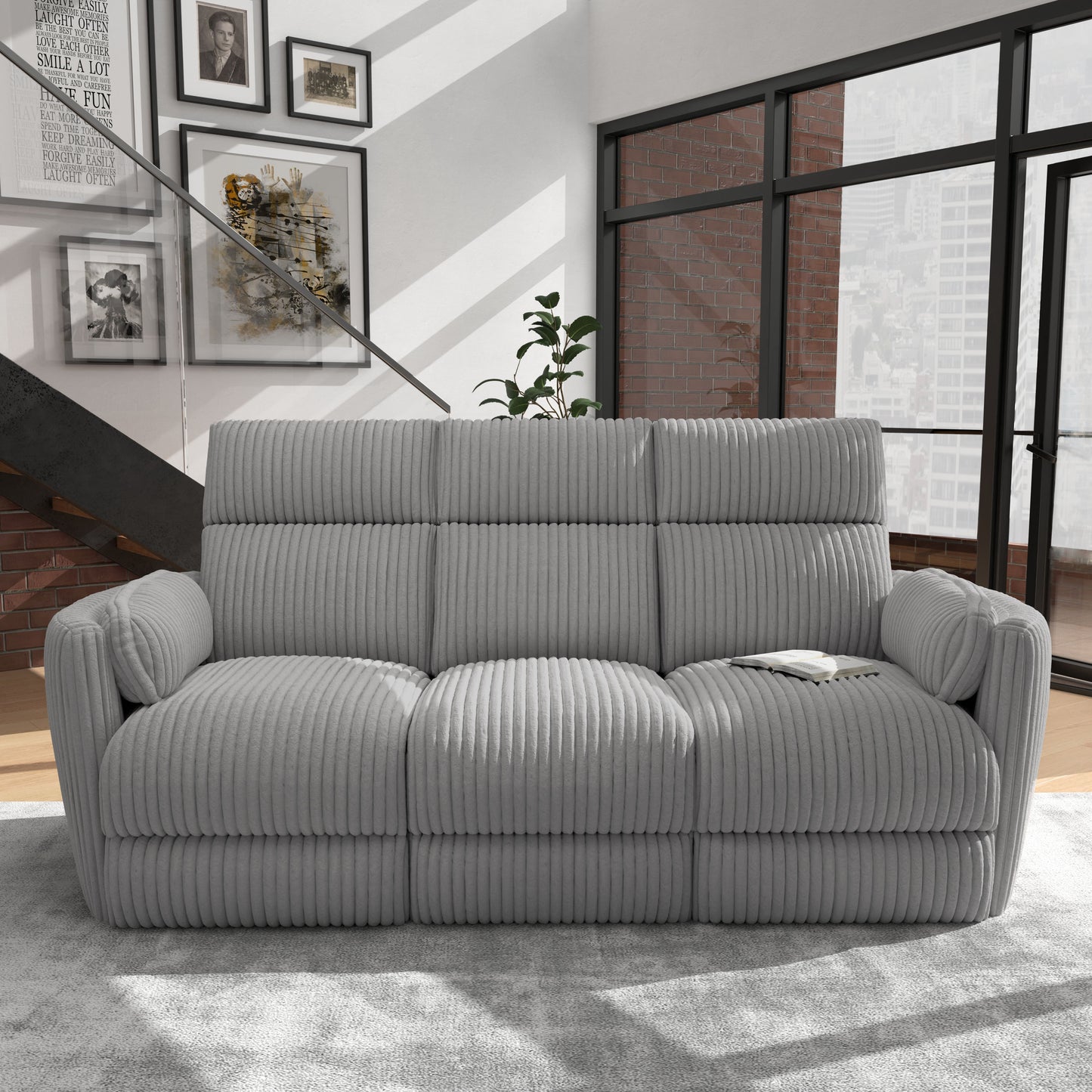 Radius - Power Reclining Sofa Loveseat And Recliner