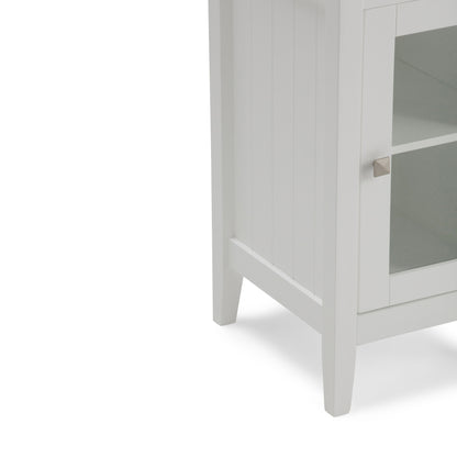 Acadian - Floor Storage Cabinet - Pure White