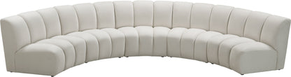 Infinity - 5 Piece Velvet Modular Sectional