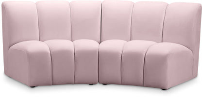 Infinity - 2 Piece Velvet Modular Sectional