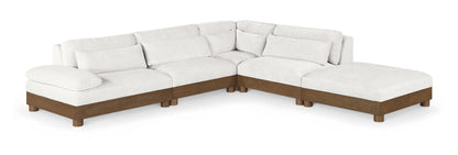 Turin - Fabric Upholstered 5 Piece Modular Sectional