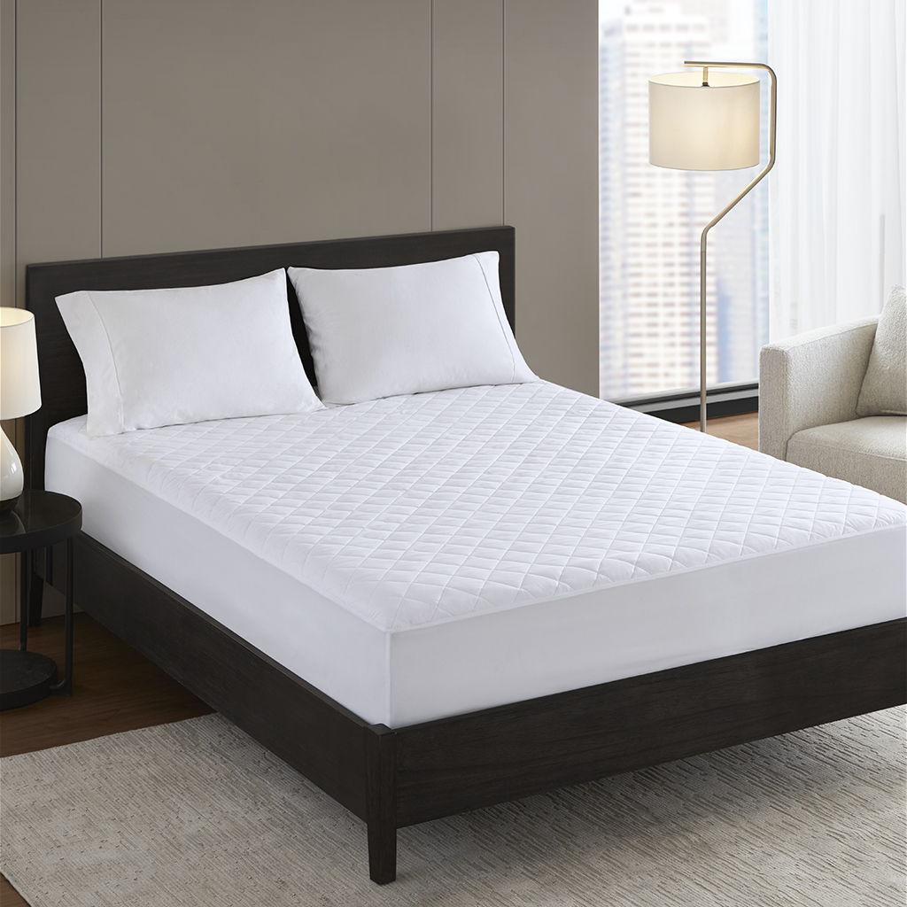 Microfiber Essential Waterproof - King Waterproof Mattress Pad - White