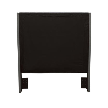 Camille - Upholstered Queen Panel Headboard - Gray