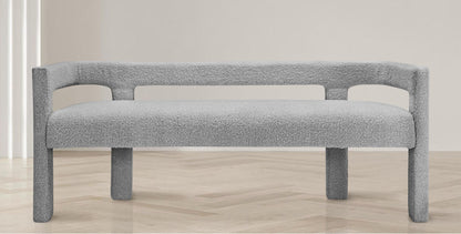 Athena - Boucle Fabric Bench