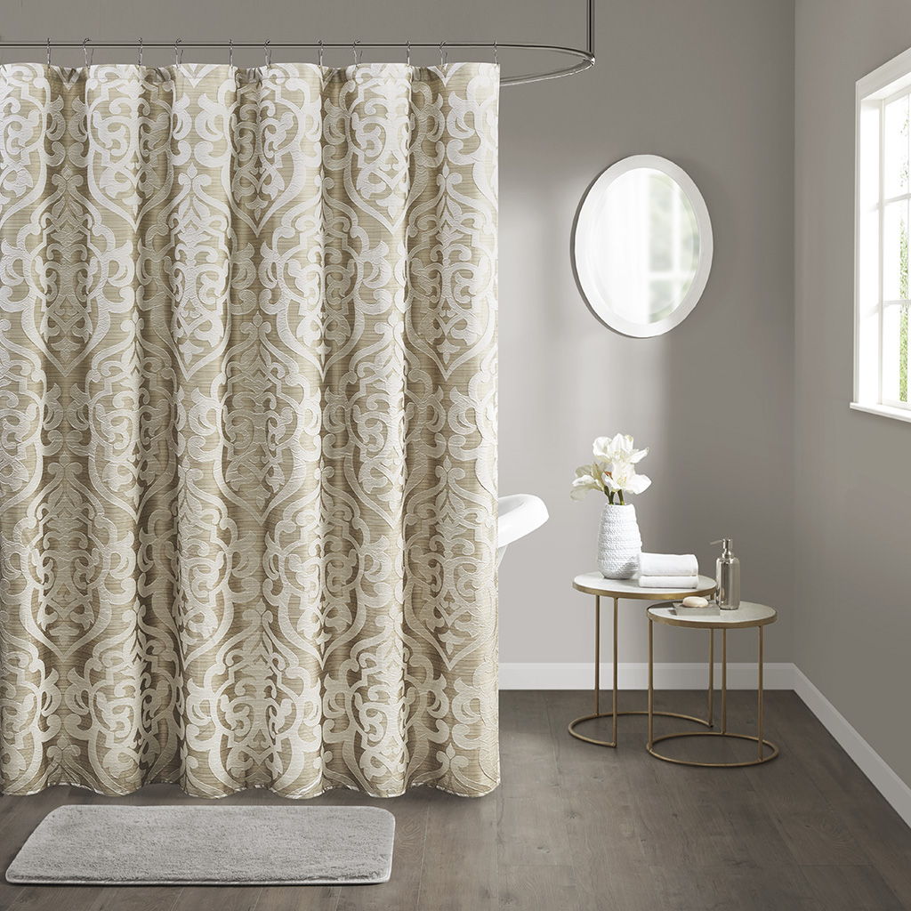 Odette - Shower Curtain - Tan