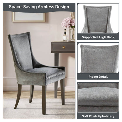 Ultra - Dining Side Chair (Set of 2) - Dark Gray