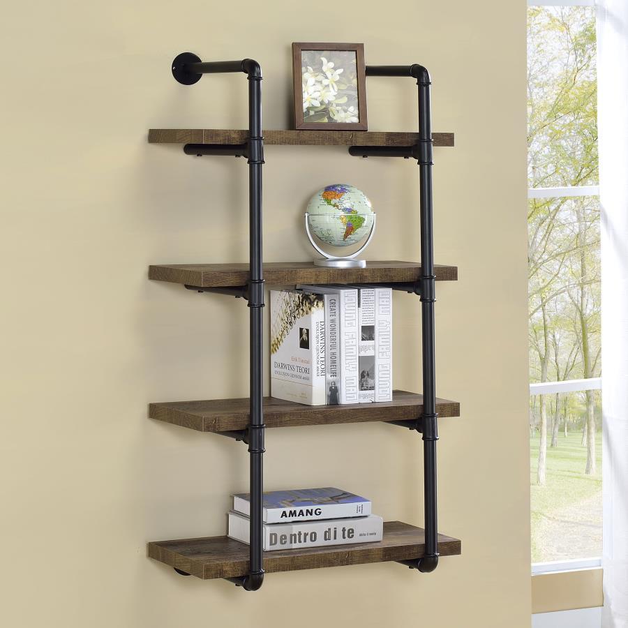 Elmcrest - 4-Shelf Wall Bookshelf