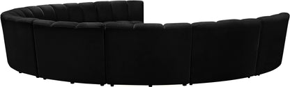 Infinity - 9 Piece Velvet Modular Sectional