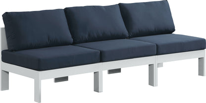 Nizuc - Outdoor Patio Modular Sofa - Navy - Fabric