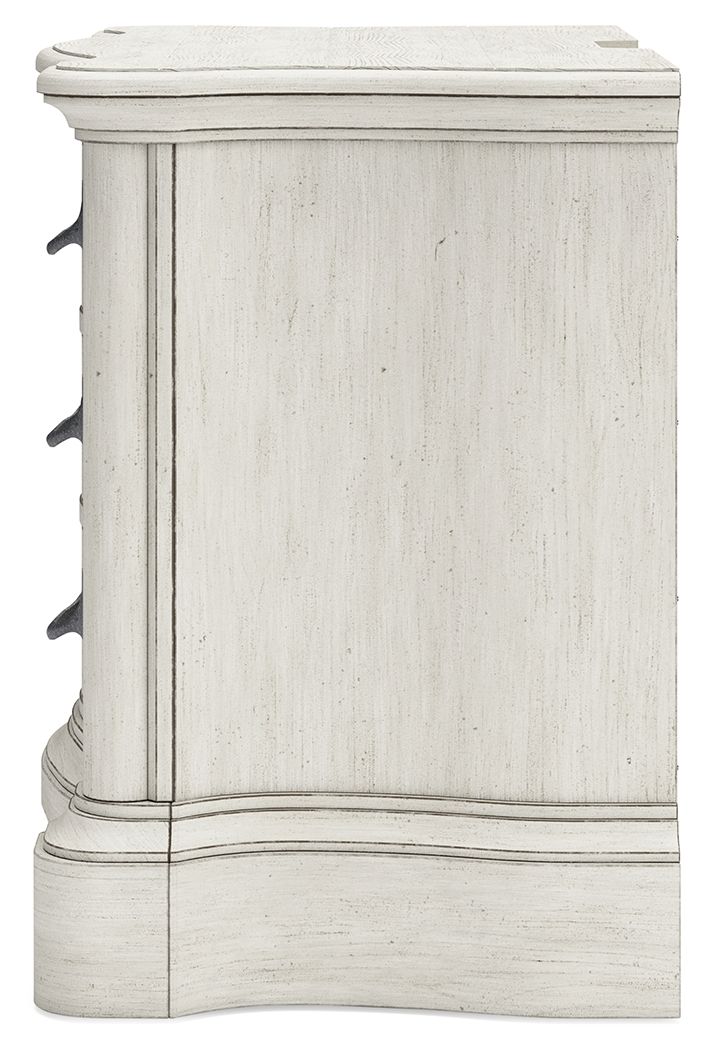 Arlendyne - Antique White - Three Drawer Night Stand