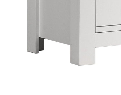 Cassini - 2-Drawer Nightstand Bedside Table - White